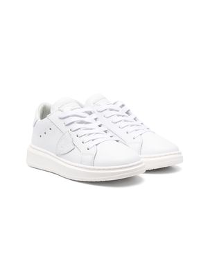 Philippe Model Kids logo-patch low-top sneakers - White