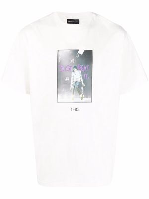 Throwback. photo print T-shirt - White