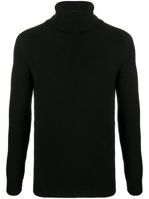 Saint Laurent knitted roll neck jumper - Black