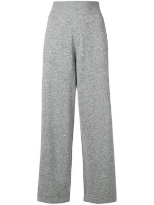 Barrie ribbed waistband track pants - Grey