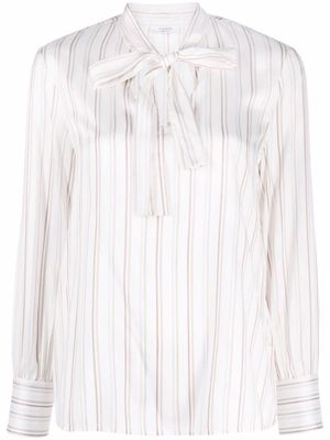 Peserico stripe-print shirt - Neutrals