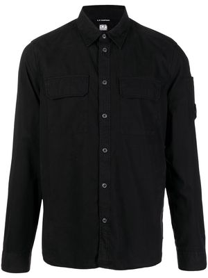 C.P. Company button-down fitted shirt - Black