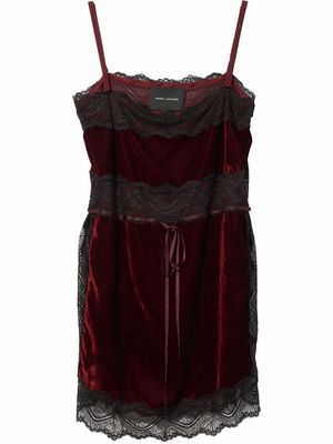 Marc Jacobs The Velvet mini slip dress - Red