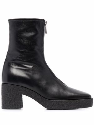 Filippa K zip-up ankle boots - Black
