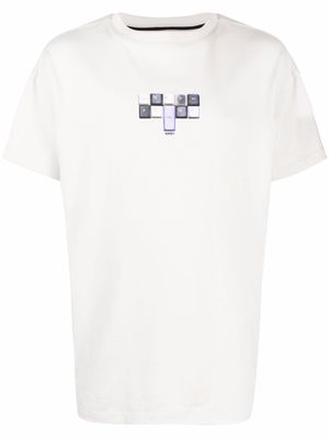 Styland graphic-print short-sleeved T-shirt - Grey