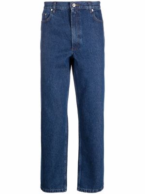 A.P.C. Martin straight-leg cropped jeans - Blue