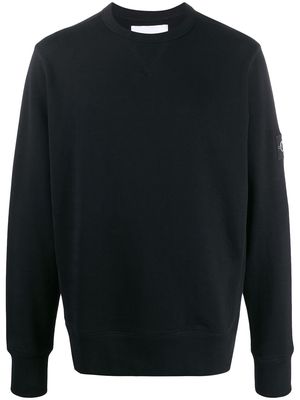 Calvin Klein Jeans logo print sweatshirt - Black
