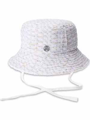 Maison Michel Angele woven bucket hat - White