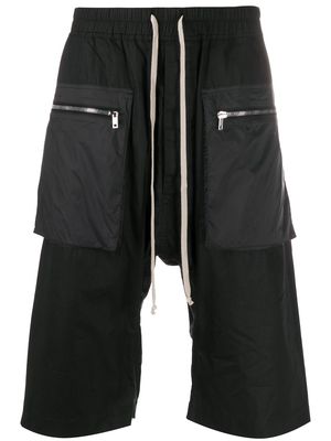 Rick Owens DRKSHDW front pocket track shorts - Black