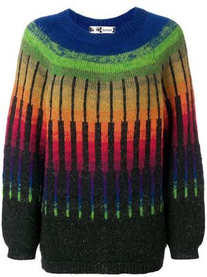 Kansai Yamamoto Pre-Owned 1980s intarsia wool jumper - Multicolour