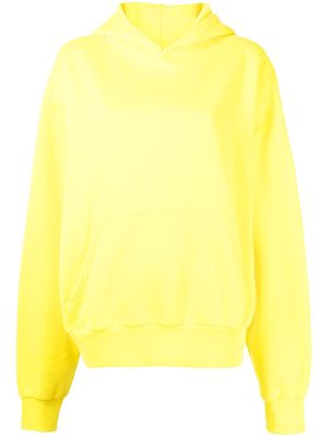 7 DAYS Active logo oversized organic cotton hoodie - Yellow