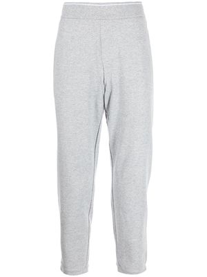 Armani Exchange slim-fit cotton track pants - Grey