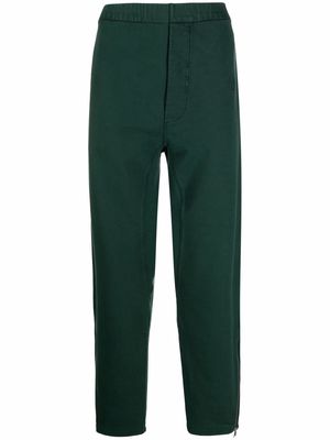 Maison Margiela ankle-zips straight-leg trousers - Green