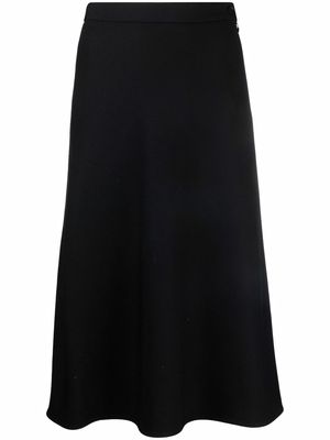 Balenciaga high-waisted midi skirt - Black