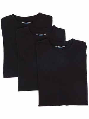 1017 ALYX 9SM round-neck T-shirt pack of 3 - Black