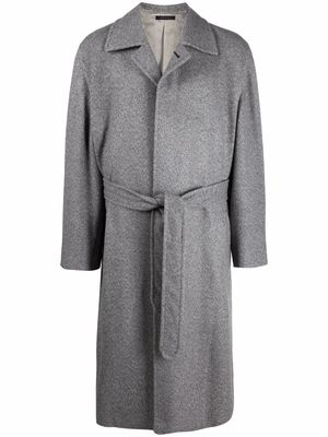 Brioni cashmere belted coat - Grey