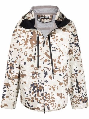 Holden camouflage-print coat - Neutrals