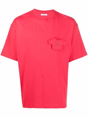 Opening Ceremony Miniature-patch short-sleeve T-shirt - Red
