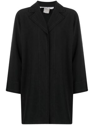 Yves Saint Laurent Pre-Owned 1970s open front jacket - Black