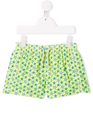 MC2 Saint Barth Kids starfish print swim shorts - Green