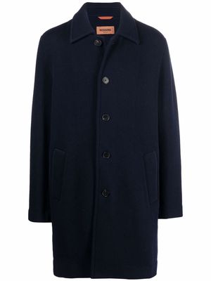 Missoni single-breasted tailored coat - Blue
