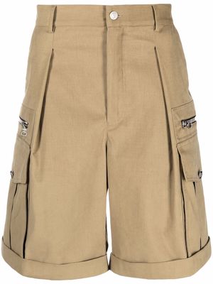 Balmain cargo-pocket bermuda shorts - Neutrals