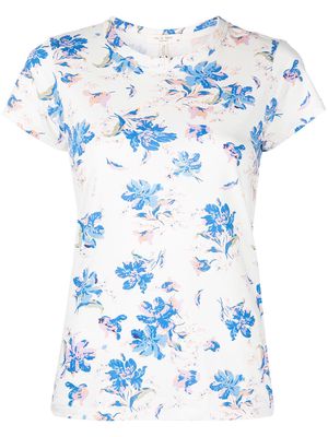 Rag & Bone floral print T-shirt - Blue