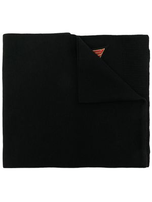 Iceberg embroidered-logo scarf - Black