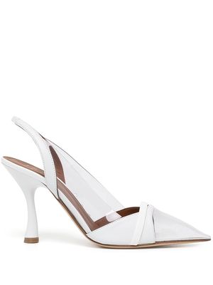 Malone Souliers Ira pointed pumps - White