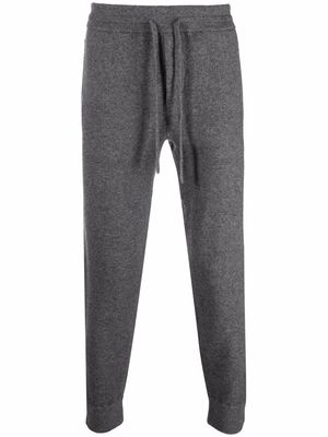 Vince solid-color knit track pants - Grey