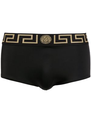 Versace Greca-print swimming trunks - Black