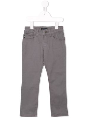 Emporio Armani Kids stretch slim-fit jeans - Grey