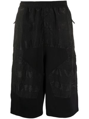 Stone Island Shadow Project long panelled bermuda shorts - Black