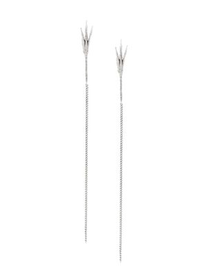 Wouters & Hendrix Gold 18kt gold Crows's Claw long earrings - Metallic
