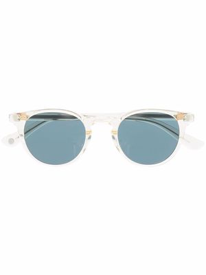 Garrett Leight wayfarer-frame sunglasses - Neutrals