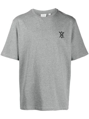 Daily Paper rear-logo print T-shirt - Grey