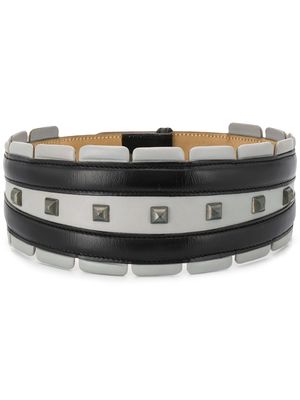 Alaïa Pre-Owned 1990s studded wide belt - Black