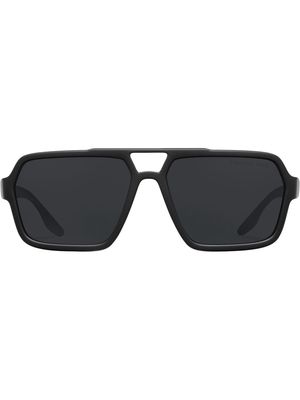 Prada Eyewear Linea Rossa oversized-frame sunglasses - Black