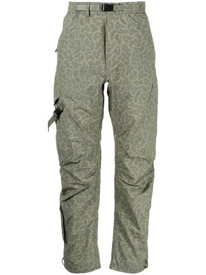 Maharishi leopard-print cargo trousers - Brown