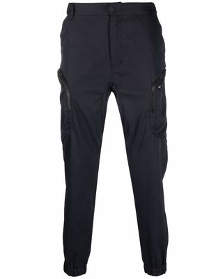 White Mountaineering side-zip pocket trousers - Black