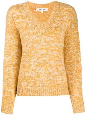 DVF Diane von Furstenberg V-neck sweater - Yellow