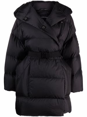 Ermanno Scervino double-breasted padded coat - Black