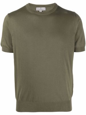 Canali round neck short-sleeved T-shirt - Green