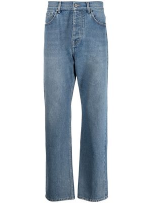 Karl Lagerfeld Arkade high-rise straight-leg jeans - Blue