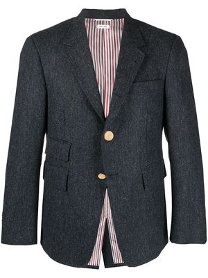 Thom Browne single-breasted blazer jacket - Blue