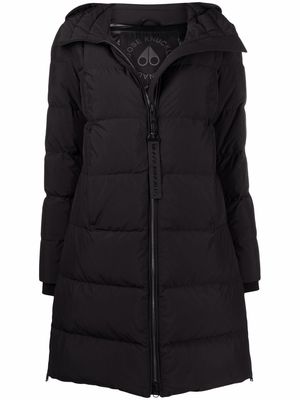 Moose Knuckles zipped padded coat - Black