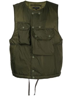 Engineered Garments pocket-detail Cover Vest - Green