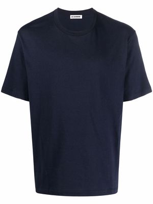Jil Sander cotton-cashmere T-shirt - Blue