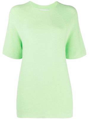Christian Wijnants knitted short sleeve T-shirt - Green