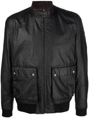 Belstaff pouch-pocket biker jacket - Black